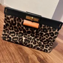MARC BY MARC JACOBS ヒョウ柄 クラッチバッグ