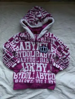 BABYDOLL フリースパーカー 100cm ピンク　アウター