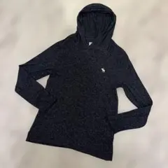 アバクロ Ahercrombie & Fitch フーディー パーカー 紺色