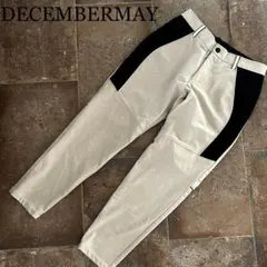DECEMBERMAY パンツテーパード ストレッチ 起毛 発熱