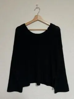 【定価20,900円】LI/NY アゼ 2WAY ニット W ブラック 美品