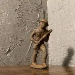 アンティーク 兵隊人形 鉄製 骨董品 オブジェ コレクション 古道具