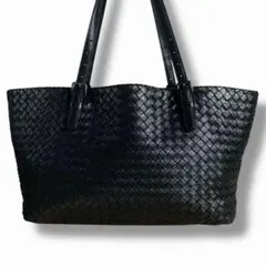 美品 ボッテガヴェネタ トートバッグ イントレチャート メンズ A4 レザー