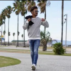 アダムスジャグラー コンプレッションニットretroengine L アメカジ