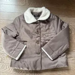 COMME CA ISM コート 130A ブラウン