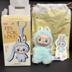 【正規品】ラブブ イニシャル「I」ぬいぐるみ アルファベット Labubu