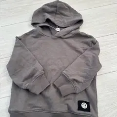 グレー フード付きトレーナー サイズ100