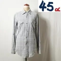 45R チェック柄 長袖ウエスタンシャツ 1のサムネイル