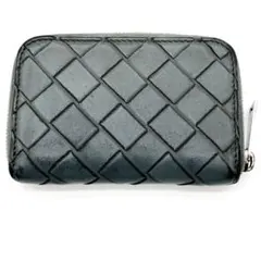 現行　ボッテガヴェネタ　コインケース　レザー　本革　グリーン