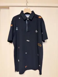 Hush Puppies ポロシャツ ネイビー Lサイズのサムネイル