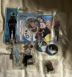 轟焦凍　僕のヒーローアカデミア　アクリルスタンド　缶バッジ　キーホルダー