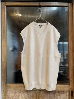 UNIQLO ユニクロ　ベージュ ニット ノースリーブ ベスト