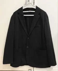 ユニクロ／コンフォート2Bジャケット L 黒