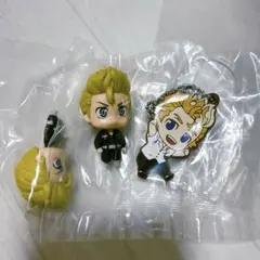 東京リベンジャーズ　花垣武道　フィギュア　ラバーキーホルダーセット
