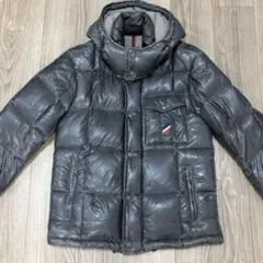 モンクレール　メンズ ダウンジャケット フード付き グレー