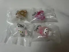 サンリオキャラクターズ　ゆるっとめじるしアクセサリー4種セット