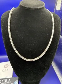 至高の輝き】モアサナイト テニスネックレス 12.5ct S925 3mm - メルカリ
