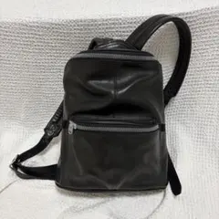 COACH リュック ヘンリー ペプルドレザー A4可 大容量 ブラック - メルカリ