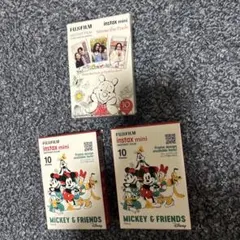 FUJIFILM instax miniチェキフィルム ミッキー プーさん