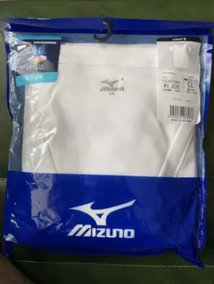 MIZUNO VネックTシャツ ホワイト LLサイズ