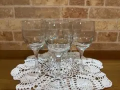 ガラス製ワイングラス 5個セット