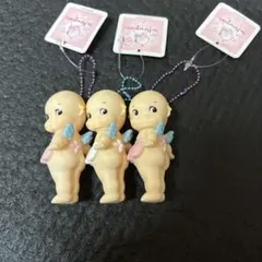 The Kewpies ザ・キューピーズ キーホルダー 白1個 ピンク2個