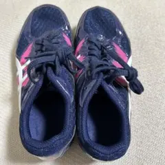 ASICS スパイクシューズ ネイビー/ピンク