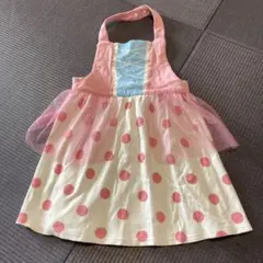 キッズ用 プリンセス風 エプロン ピンクのサムネイル