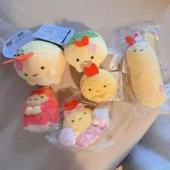 すみっこぐらし　エビフライのしっぽ　てのりぬいぐるみ 6個セット