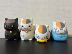 一番くじ 夏目友人帳 ほっこりニャンコ先生 E賞 ソフビフィギュア 4点セット