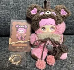 Maymei Tiny Bear Cookie ストロベリー　ピンク　茶色