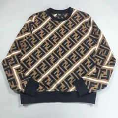 フェンディ FENDI ズッカ S スウェット FF 総柄ロゴ クルーネックのサムネイル