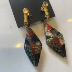 昭和レトロ　ヴィンテージ　ネジバネイヤリング