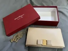 サルヴァトーレ フェラガモ ショルダー ウォレット 美品