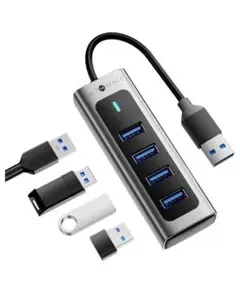 『新品未開封』 USBハブ 3.0 4ポート 軽量アルミ製 5Gbps高速転送