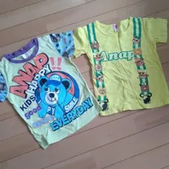 ANAPkids　2点セット　Tシャツ　110 男女兼用　くまちゃん