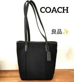 COACH トートバッグ ネオプレン×レザー トートバッグ ブラックのサムネイル
