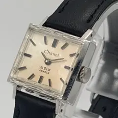 【ヴィンテージ】Orient CHANELレディース　手巻き式　スクエアケースのサムネイル