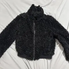 H&M DIVIDED ボアジャケット ブラック