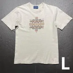 ペンドルトン ネイティブ柄プリント TシャツL オートミールのサムネイル