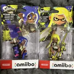 amiibo インクリング【イエロー】オクトリング【ブルー】