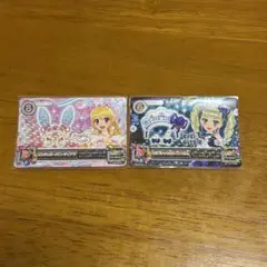 アイカツカード エンジェリーバニーティアラ ロリゴシックホワイトブリム