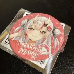 百鬼あやめ ホログラムハート形缶バッジ バレンタイン - メルカリ