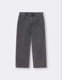 GU ジーユー　バギージーンズ　29インチ　グレー