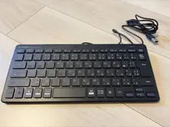 ELECOM 有線超薄型ミニキーボード TK-FCP096BK