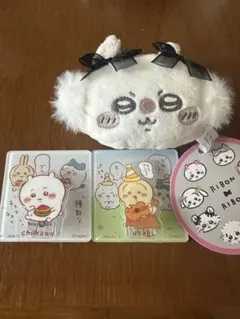 ちいかわセット　立てれるクリップとがま口