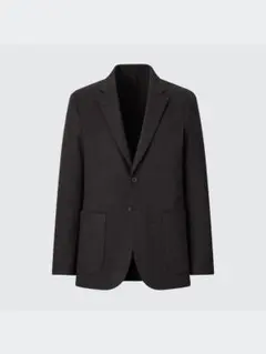 UNIQLO コンフォート 2Bジャケット L ダークブラウン