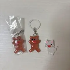 ノンタン めじるしアクセサリー　　【くまさん】×2 【ノンタン】×1セット