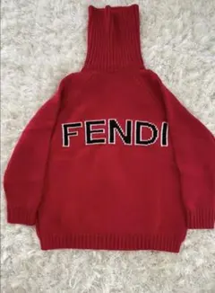 完売ニット　FENDI 浜崎あゆみ　ロゴニット