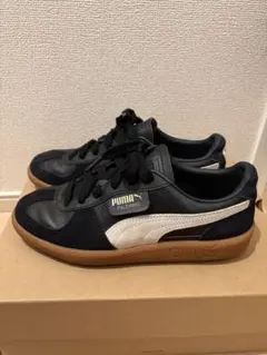 PUMA プーマ PALERMO LTH パレルモ レザー ブラック 24cmのサムネイル